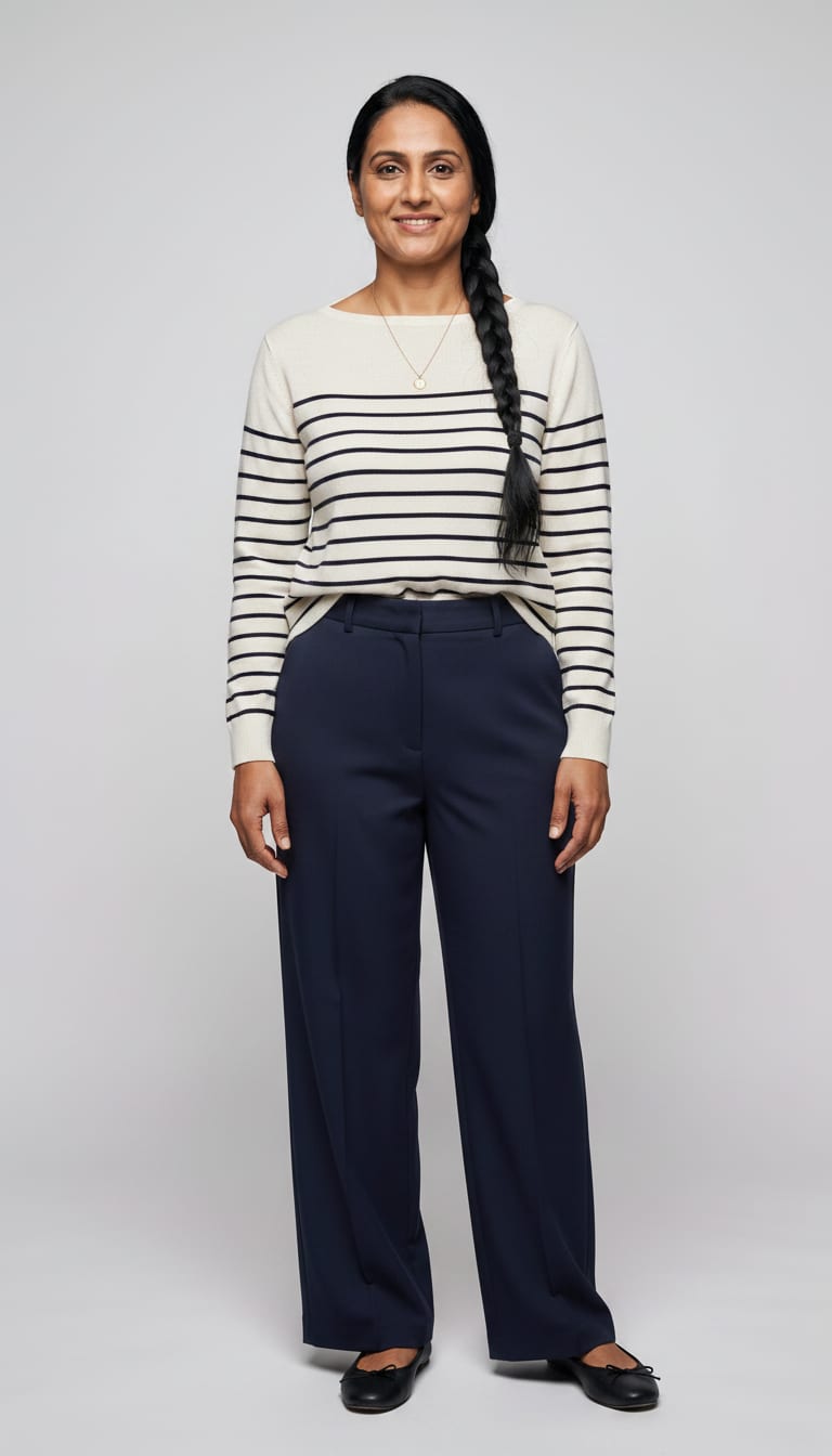 A model wearing an outfit for Valentine's Day.