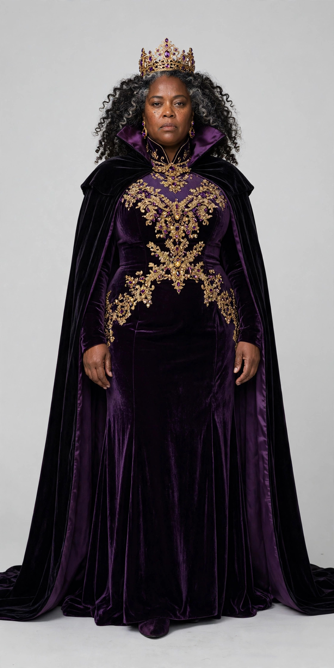 A woman wearing a Halloween outfit.